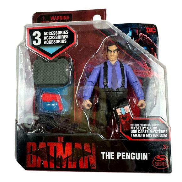 NEW Spin Master DC Comics The Penguin Batman Action Figure With 3 Accessories - Picture 1 of 5